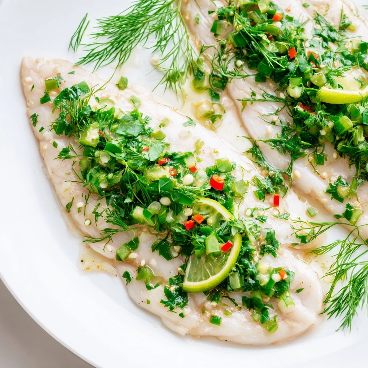 Flaky Steamed Fish with Herbs recipe: a fragrant, healthy Asian-inspired main dish.