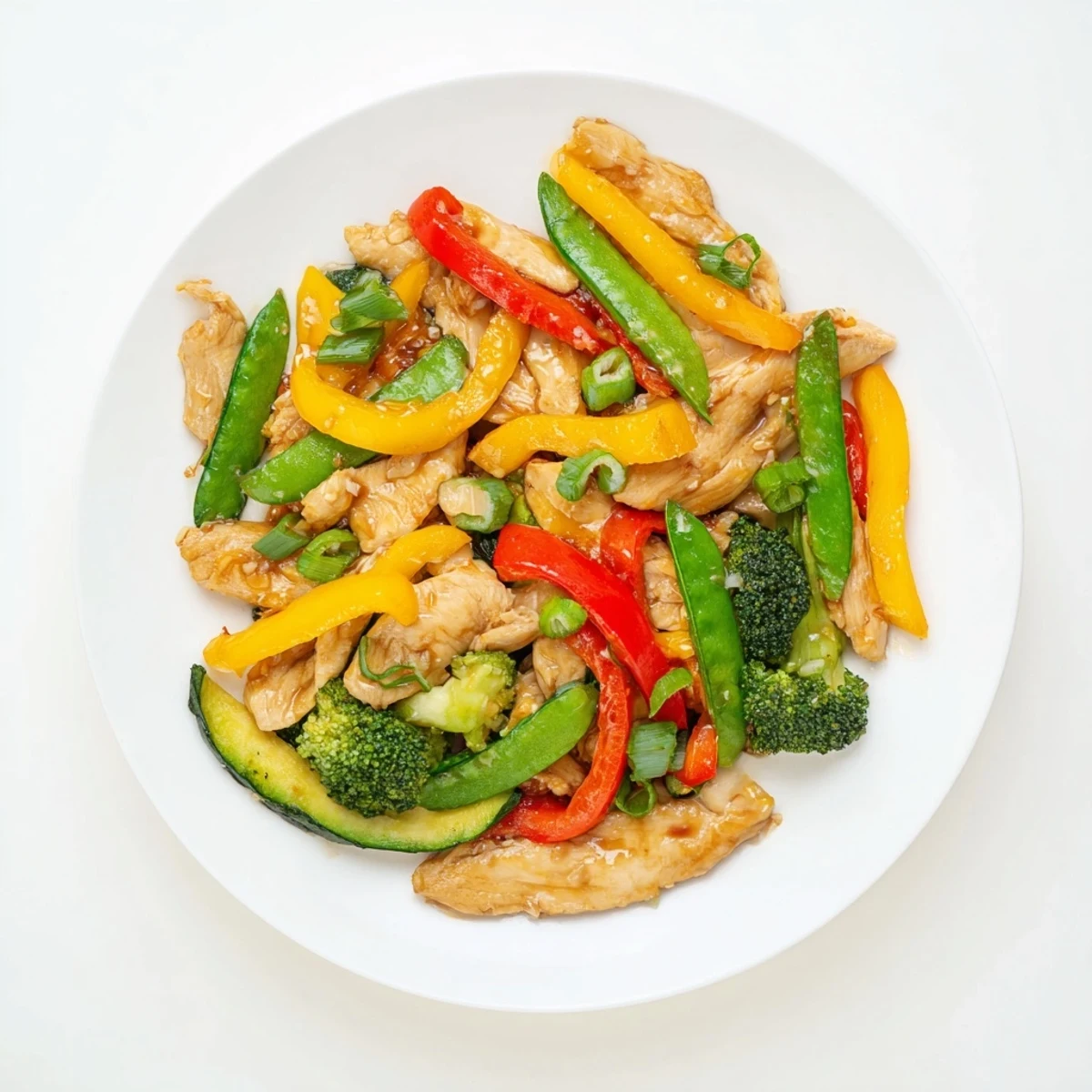 Delicious, low-carb Crisp Air Stir Fry, imagine chicken and broccoli coated in a glossy sauce.