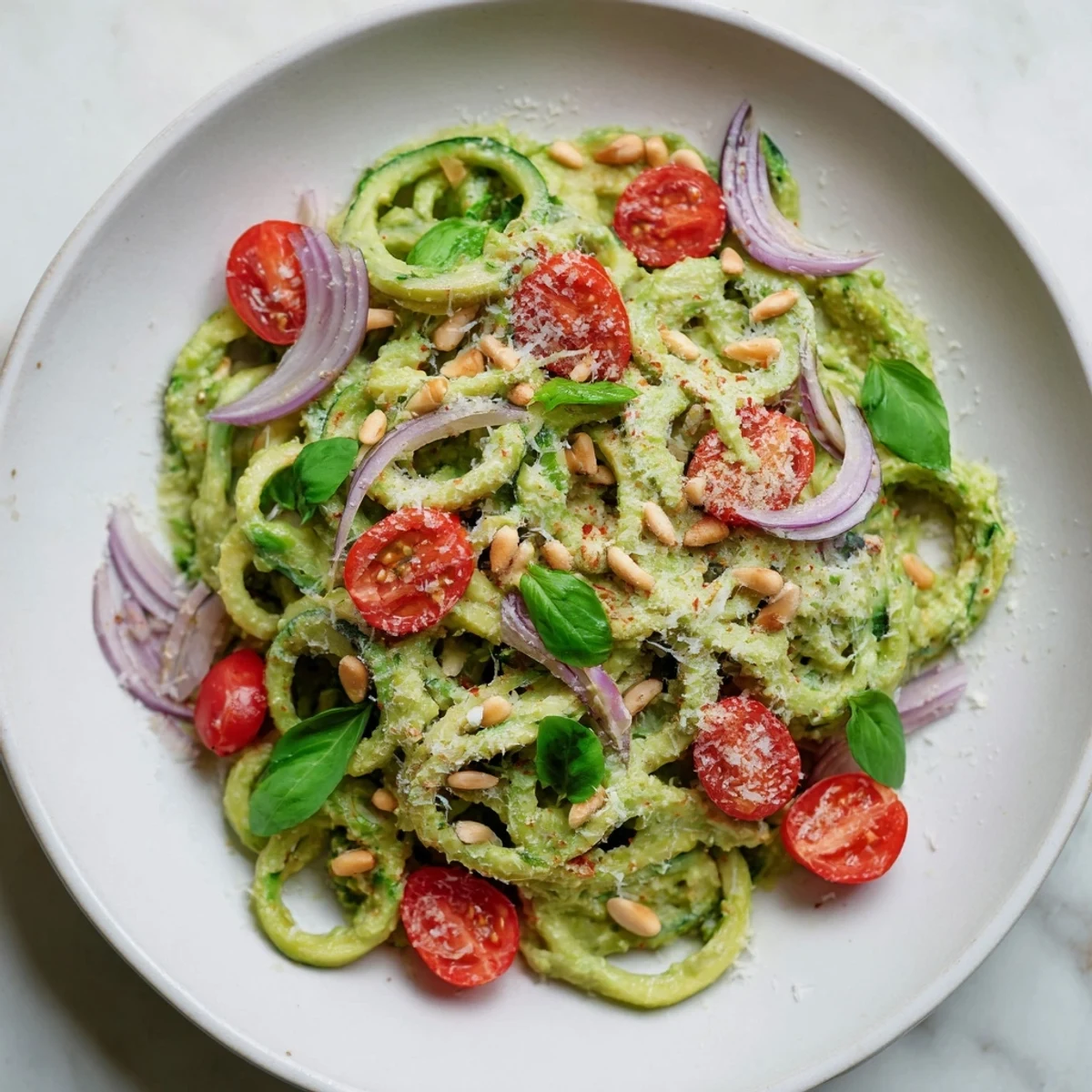 Serve this refreshing fusion dish chilled or warm for an easy weeknight meal.