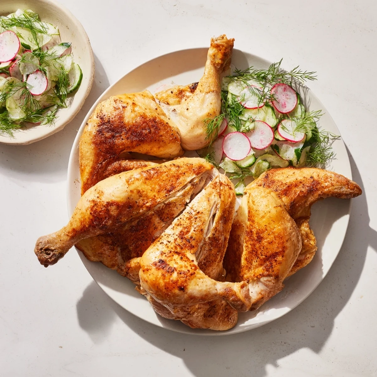 Lemon Herb Rotisserie Chicken Radish Salad