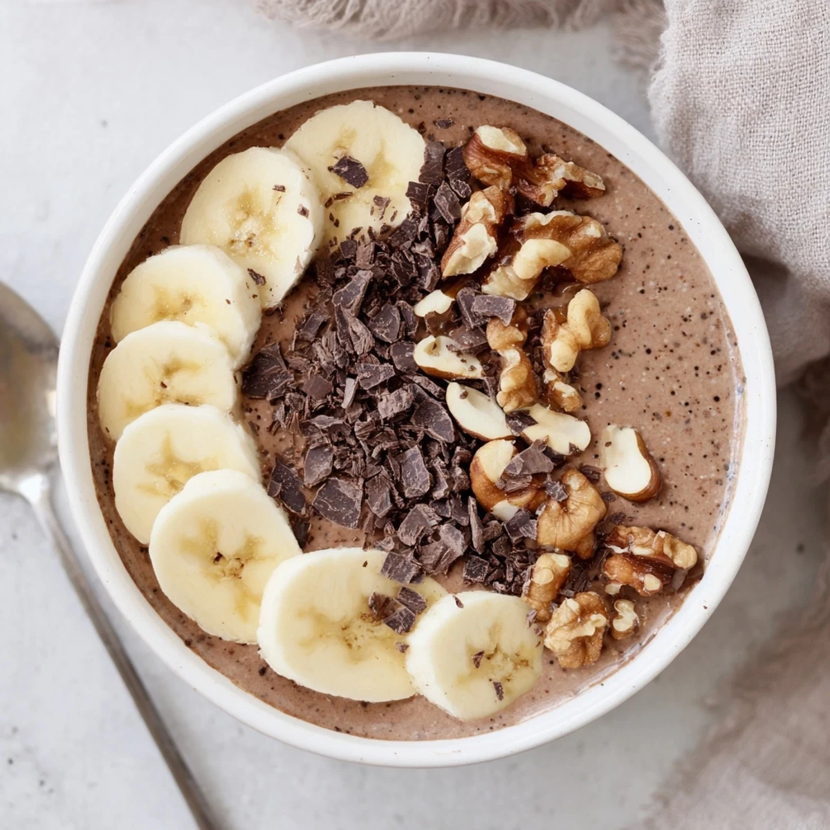 Chocolate Banana Protein Chia Cream