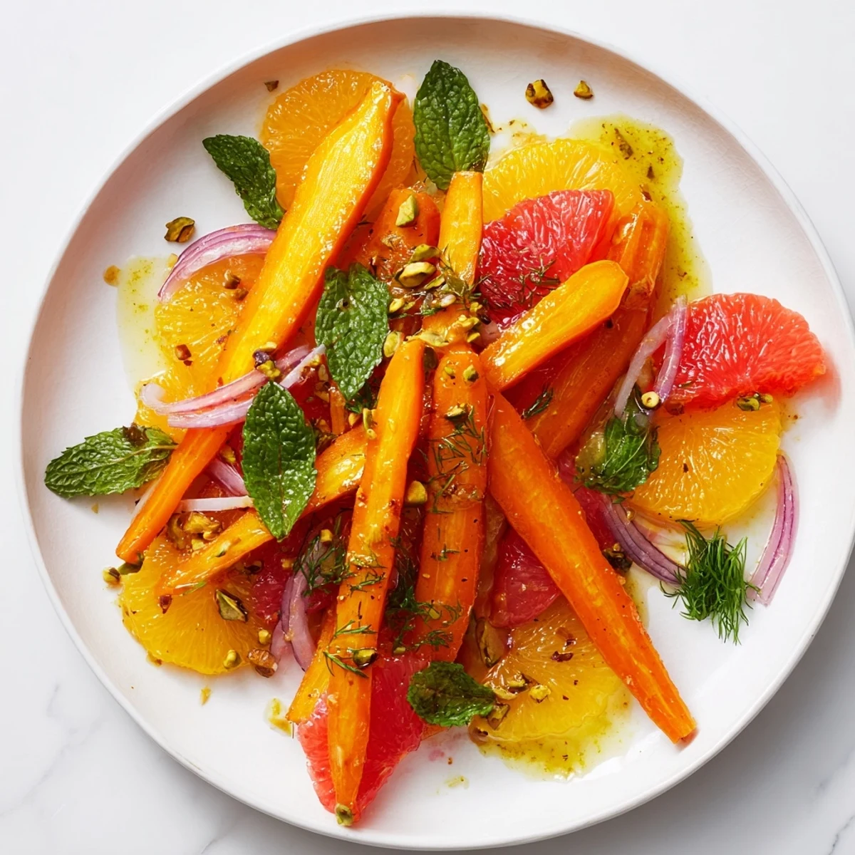 Roasted Carrot and Citrus Herb Salad