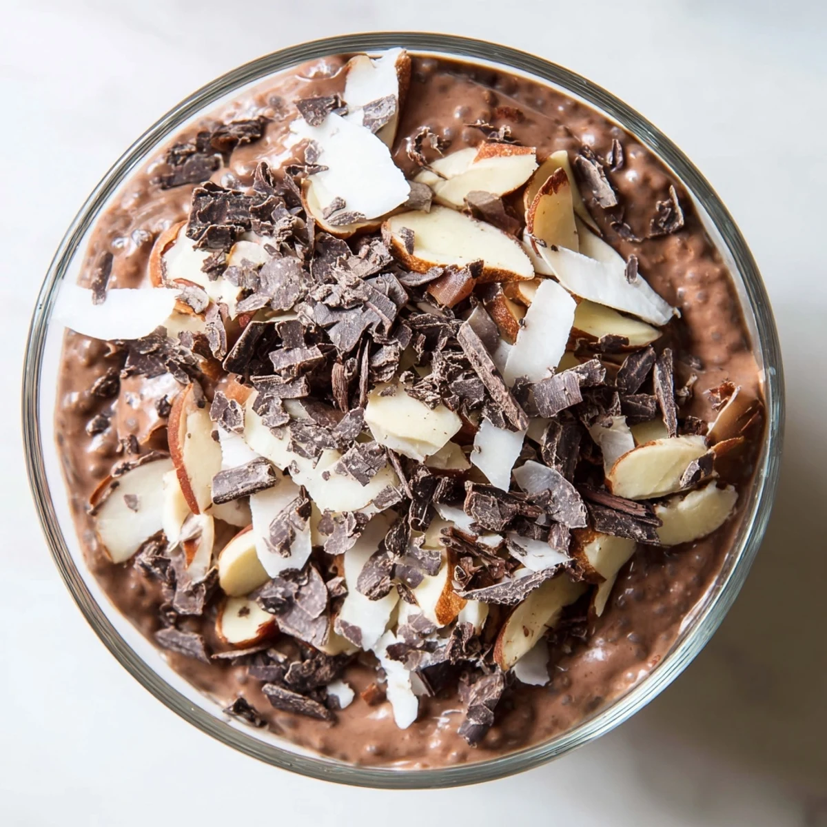 Chocolate Coconut Almond Protein Chia Cream