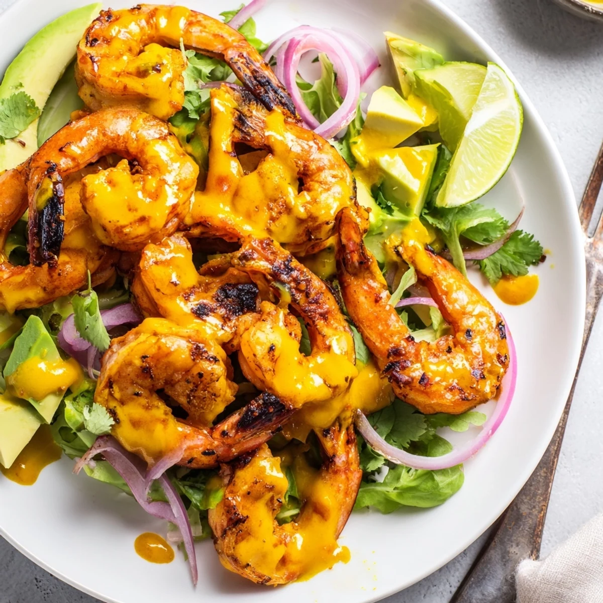 Spicy Mango Shrimp Lime Avocado