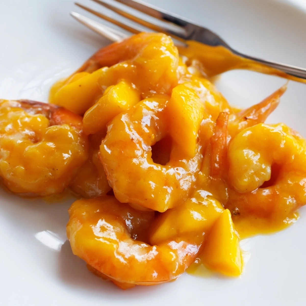 Spicy Mango Shrimp Lime Cabbage