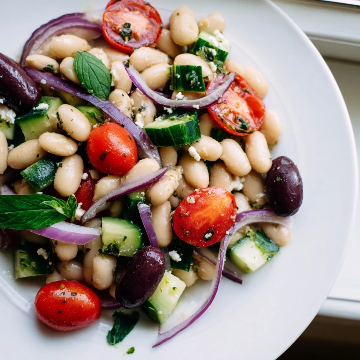 Mediterranean White Bean Salad